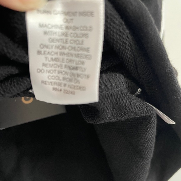 NWT Black S GABRIELLA UNION ENLIGHTENED unique trendy comfortable crop - Picture 5 of 7